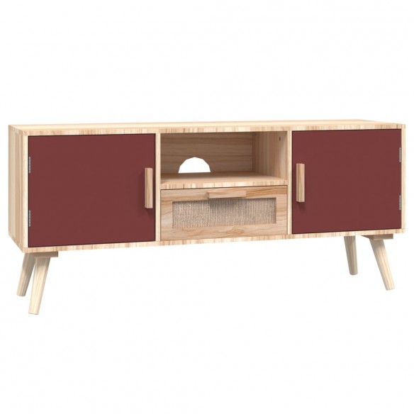 Meuble TV avec portes 105x30x45 cm bois d'ingénierie