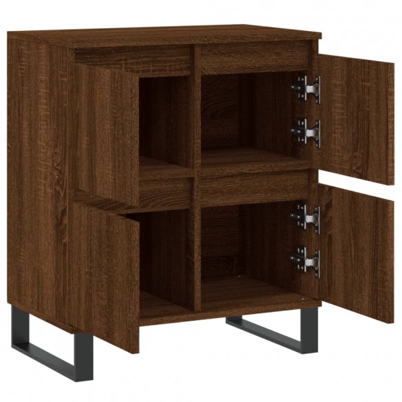 Buffet Chêne marron 60x35x70 cm Bois d'ingénierie