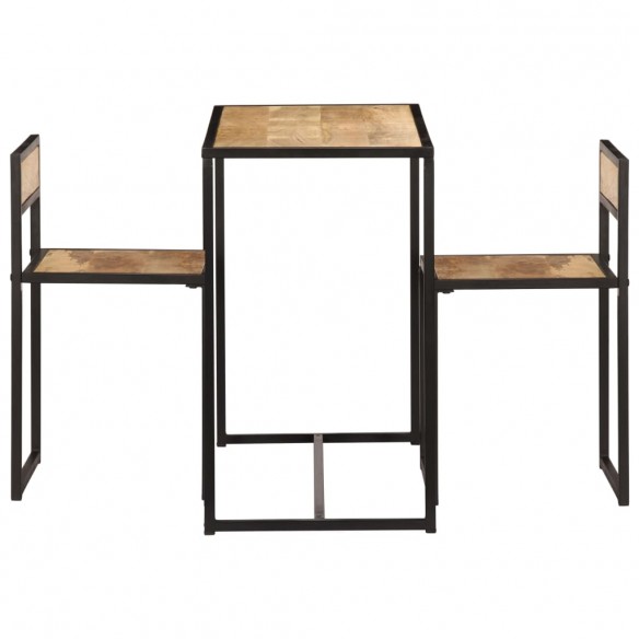 Ensemble de salle à dîner 3 pcs Bois de manguier solide