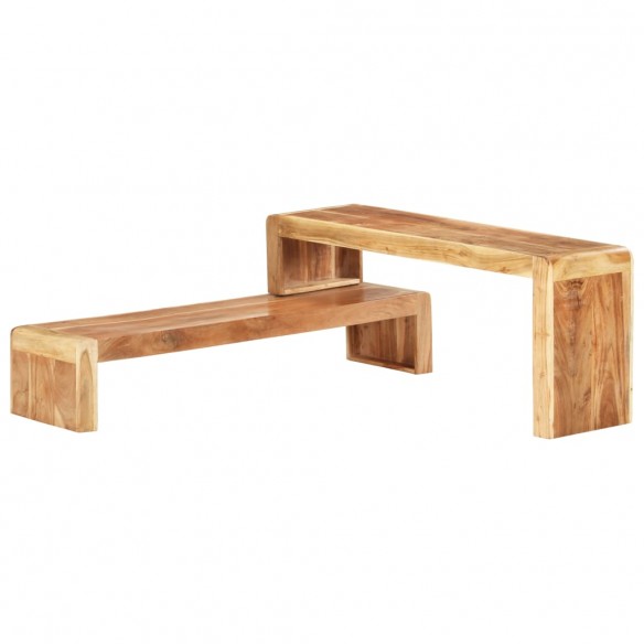 Meubles TV 2 pcs Bois d'acacia massif