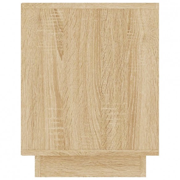 Meuble TV chêne sonoma 102x35x45 cm bois d'ingénierie