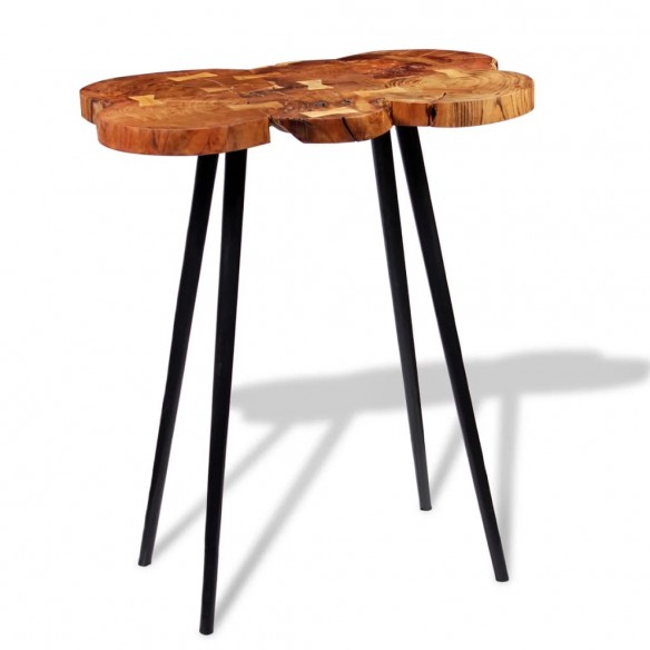 Table de bar Bois d'acacia massif 90 x 60 x 110 cm