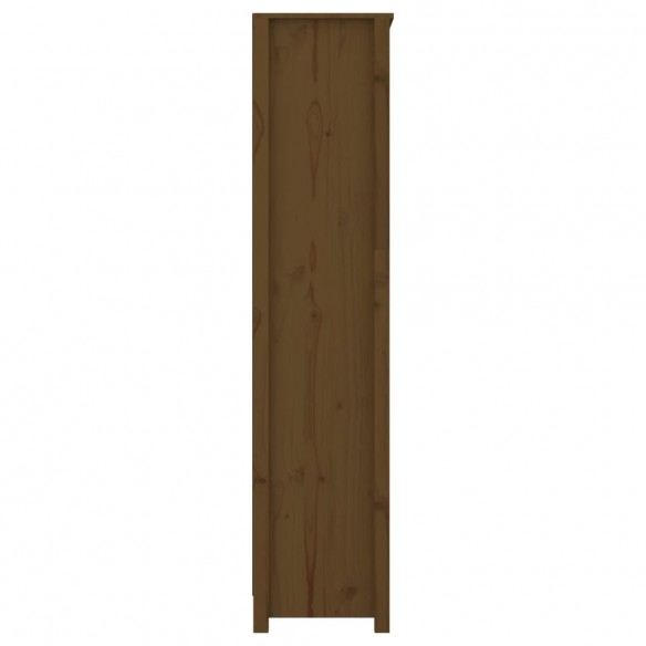 Bibliothèque Marron miel 80x35x154 cm Bois de pin massif