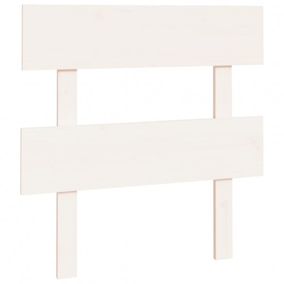 Tête de lit Blanc 103,5x3x81 cm Bois massif de pin