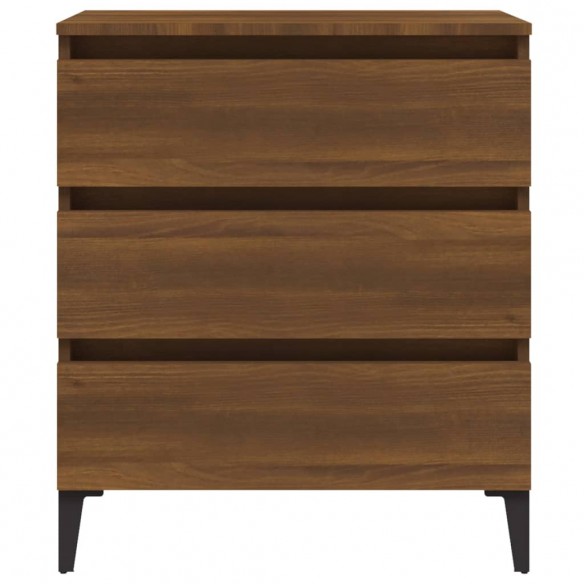 Buffet Chêne marron 60x35x69 cm Bois d'ingénierie