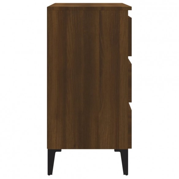 Buffet Chêne marron 60x35x69 cm Bois d'ingénierie