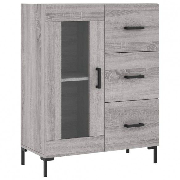 Buffet sonoma gris 69,5x34x90 cm bois d'ingénierie