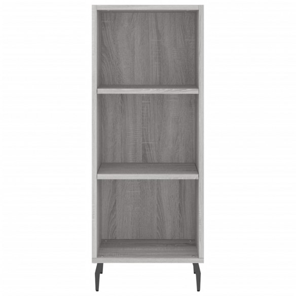 Buffet haut Sonoma gris 34,5x32,5x180 cm Bois d'ingénierie