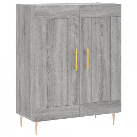 Buffet sonoma gris 69,5x34x90 cm bois d'ingénierie