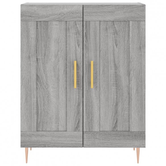 Buffet sonoma gris 69,5x34x90 cm bois d'ingénierie