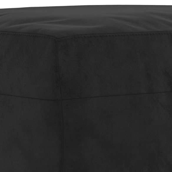 Banc Noir 100x35x41 cm Velours