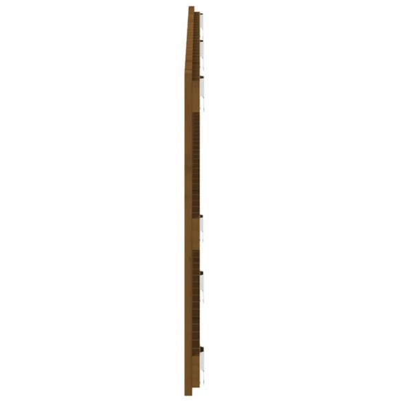 Tête de lit murale Marron miel 147x3x60 cm Bois massif de pin