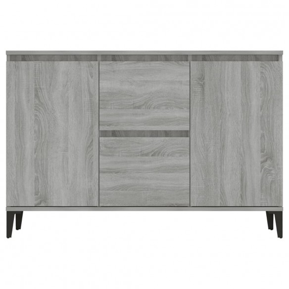 Buffet Sonoma gris 104x35x70 cm Bois d'ingénierie