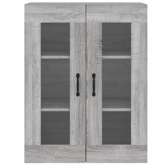 Armoires murales 2 pcs sonoma gris bois d'ingénierie