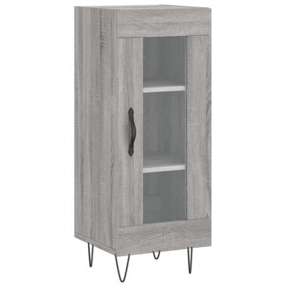 Buffet haut Sonoma gris 34,5x34x180 cm Bois d'ingénierie