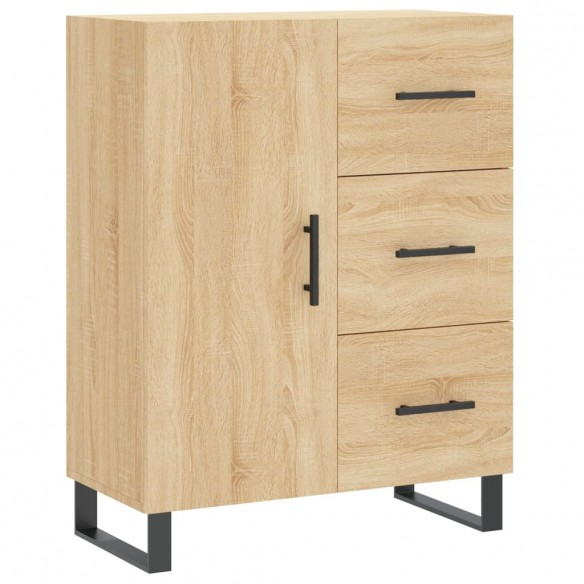 Buffet haut Chêne sonoma 69,5x34x180 cm Bois d'ingénierie