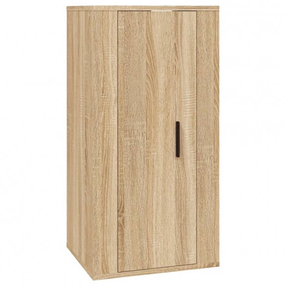 Ensemble de meubles TV 2 pcs chêne sonoma bois d'ingénierie