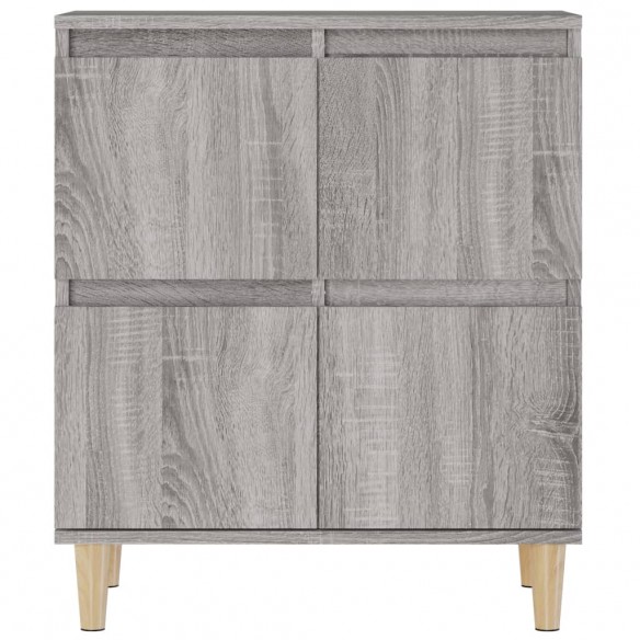 Buffets 2 pcs sonoma gris 60x35x70 cm bois d'ingénierie