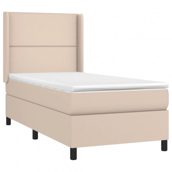 Cadre de lit matelas LED Cappuccino 80x200cm