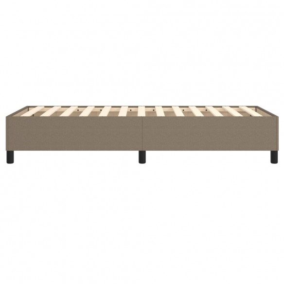 Cadre de lit Taupe 100x200 cm Tissu