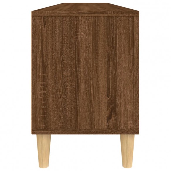 Meuble TV chêne marron 150x30x44,5 cm bois d'ingénierie