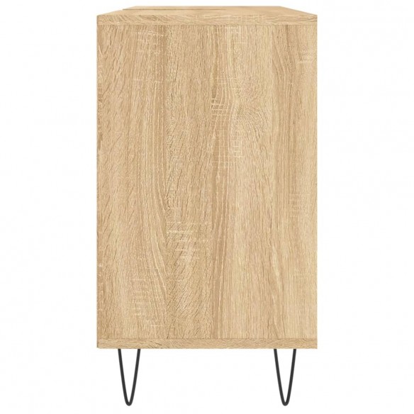 Armoire salle de bain chêne sonoma 80x33x60cm bois d'ingénierie