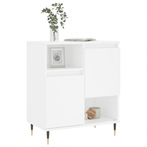 Buffet Blanc 60x35x70 cm Bois d'ingénierie