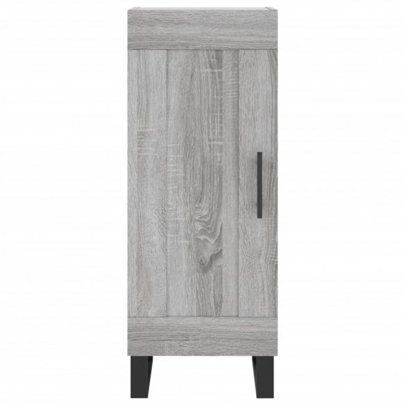 Buffet Sonoma gris 34,5x34x90 cm Bois d'ingénierie