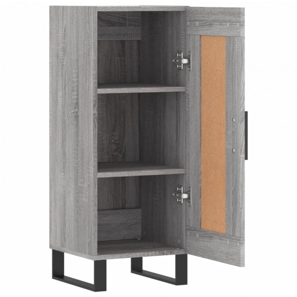 Buffet Sonoma gris 34,5x34x90 cm Bois d'ingénierie