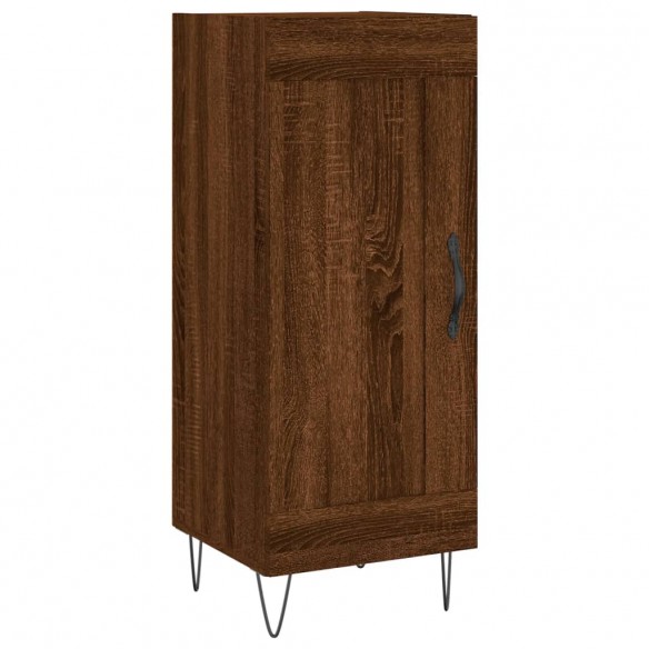 Buffet Chêne marron 34,5x34x90 cm Bois d'ingénierie