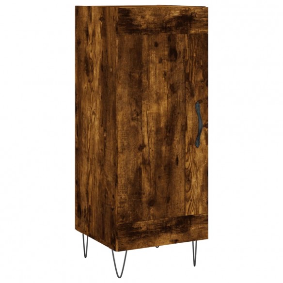 Buffet Chêne fumé 34,5x34x90 cm Bois d'ingénierie