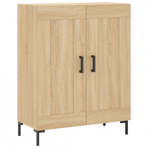 Buffet chêne sonoma 69,5x34x90 cm bois d'ingénierie