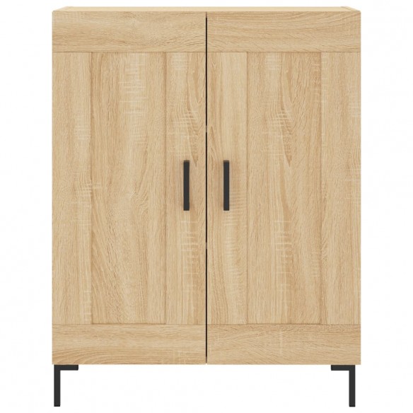 Buffet chêne sonoma 69,5x34x90 cm bois d'ingénierie