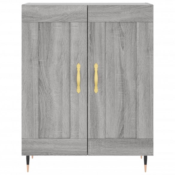 Buffet sonoma gris 69,5x34x90 cm bois d'ingénierie