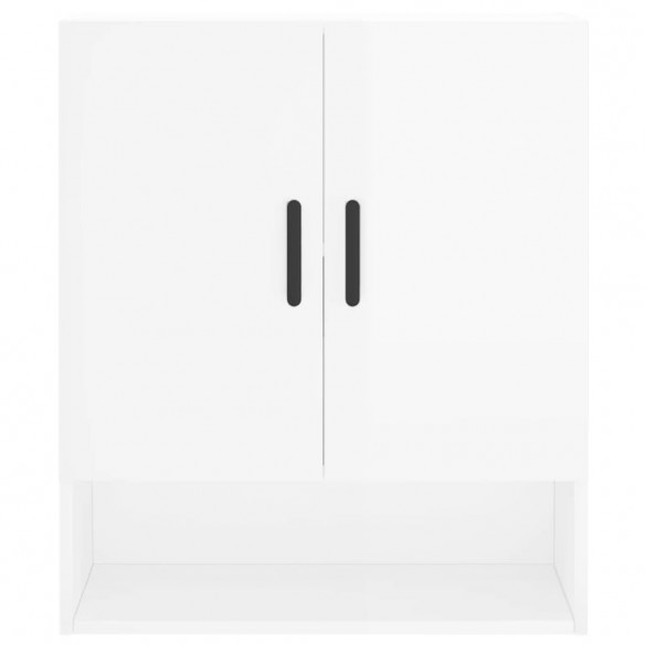 Armoire murale Blanc brillant 60x31x70 cm Bois d'ingénierie