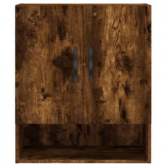 Armoire murale chêne fumé 60x31x70 cm bois d'ingénierie