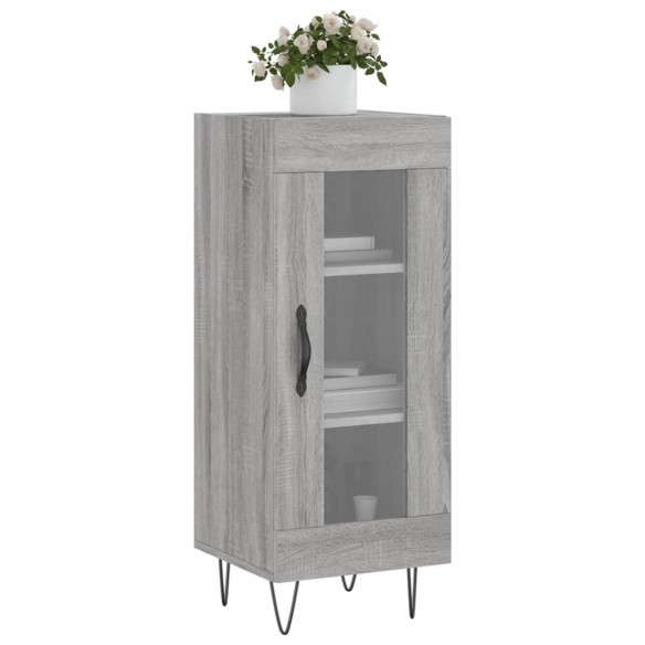 Buffet Sonoma gris 34,5x34x90 cm Bois d'ingénierie