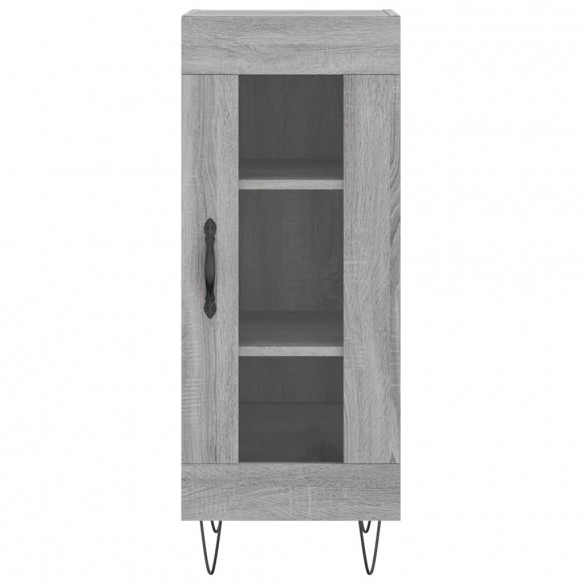 Buffet Sonoma gris 34,5x34x90 cm Bois d'ingénierie