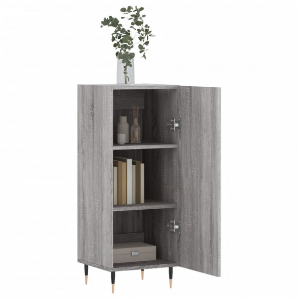 Buffet Sonoma gris 34,5x34x90 cm Bois d'ingénierie