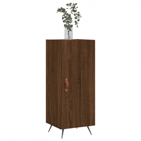 Buffet Chêne marron 34,5x34x90 cm Bois d'ingénierie