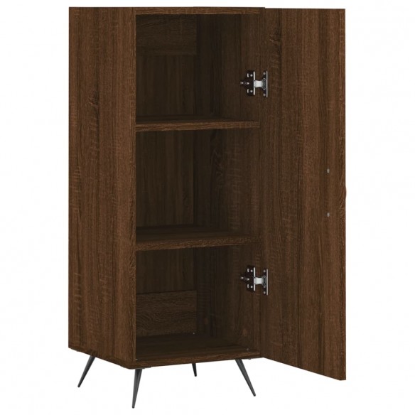 Buffet Chêne marron 34,5x34x90 cm Bois d'ingénierie