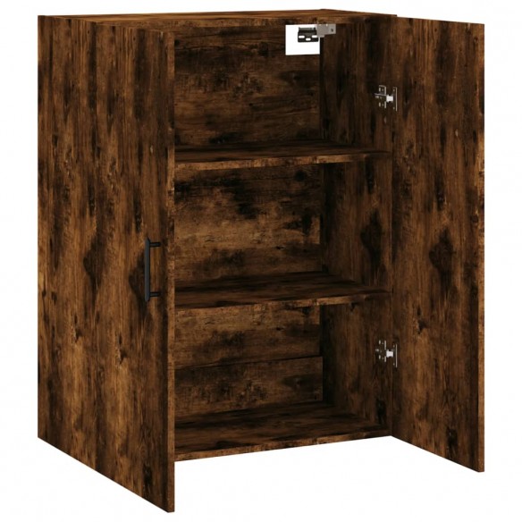 Armoire murale chêne fumé 69,5x34x90 cm