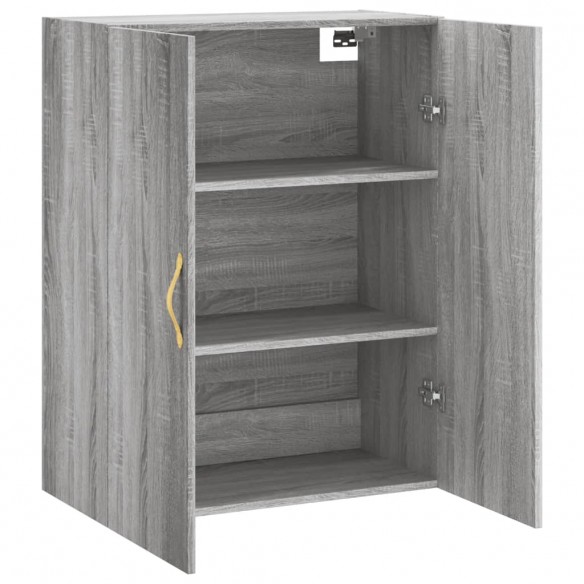 Armoire murale sonoma gris 69,5x34x90 cm