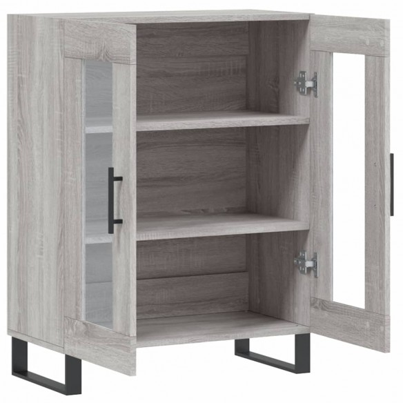 Buffet sonoma gris 69,5x34x90 cm bois d'ingénierie