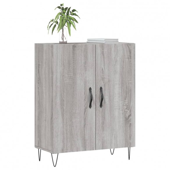 Buffet sonoma gris 69,5x34x90 cm bois d'ingénierie