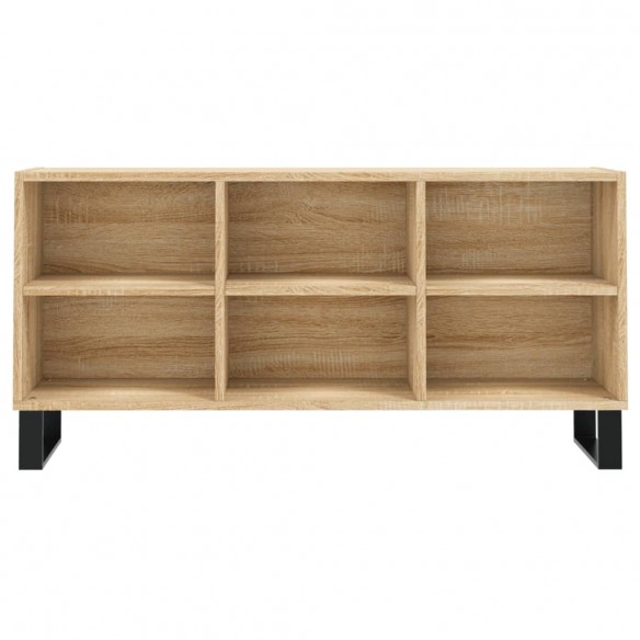 Meuble TV chêne sonoma 103,5x30x50 cm bois d'ingénierie