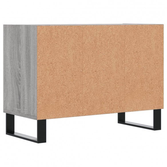 Meuble TV sonoma gris 69,5 x 30 x 50 cm bois d'ingénierie