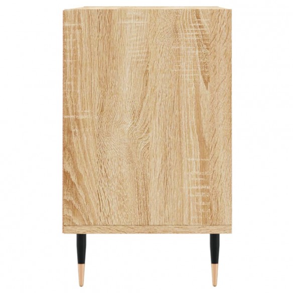 Meuble TV chêne sonoma 69,5 x 30 x 50 cm bois d'ingénierie