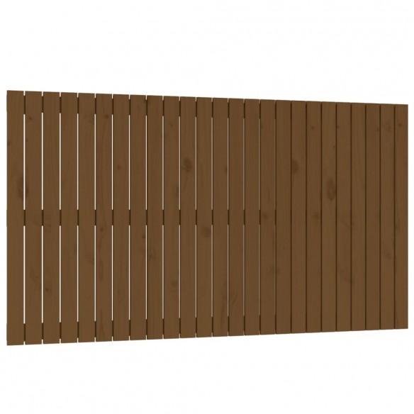 Tête de lit murale Marron miel 159,5x3x90 cm Bois massif de pin