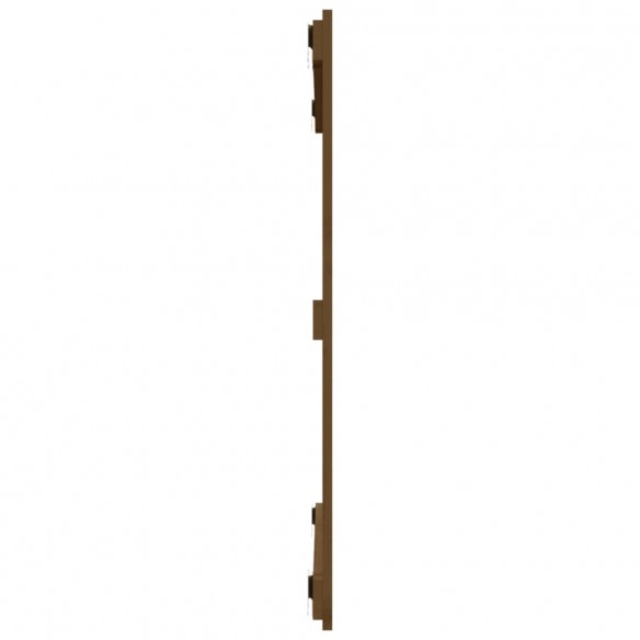 Tête de lit murale Marron miel 95,5x3x90 cm Bois massif de pin